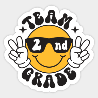 Team 2nd grade, second grade tshirt Sticker